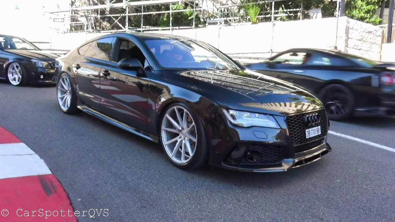 LOUDEST Audi RS7 with MILLTEK Decat - Revs and Accelerations!