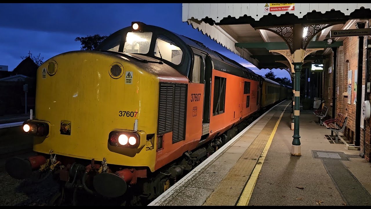 HNRC 37607 & 37425 with 1Q98 East Anglian Test Train 10/10/2024