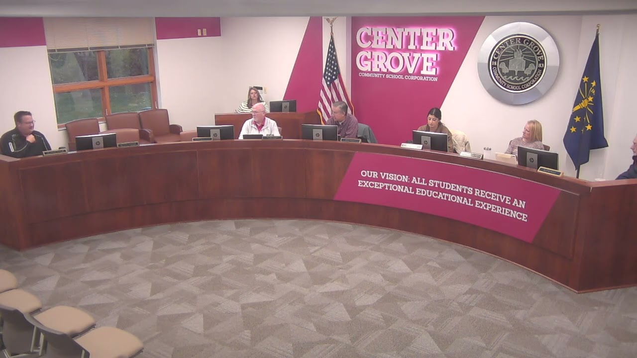Center Grove Schools Pre-Ratification Board Meeting - November 3, 2025