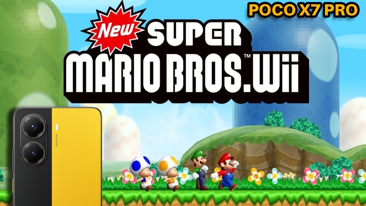 Poco x7 pro Mario bros wii