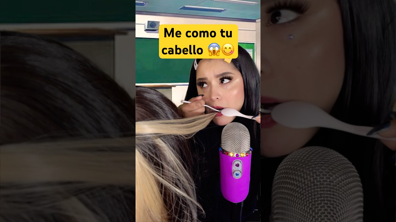 Compañera de clases SE COME tu cabello 😱🥴 