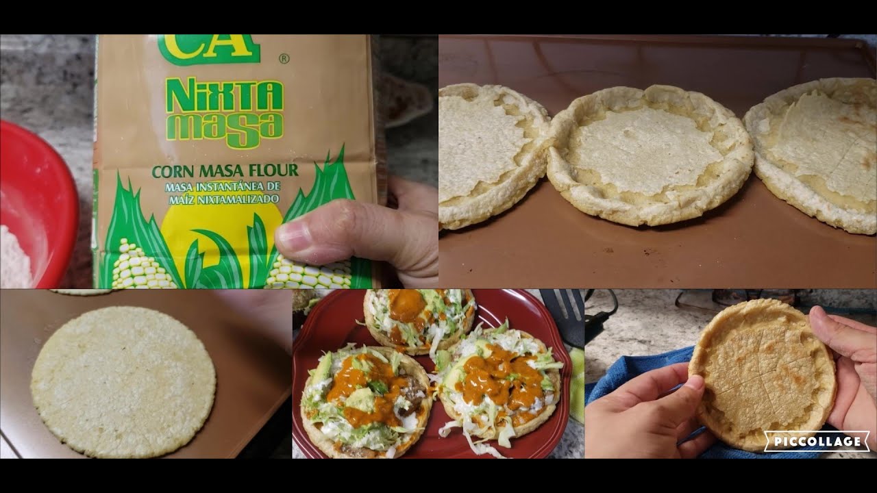 Como hacer sopes con Maseca