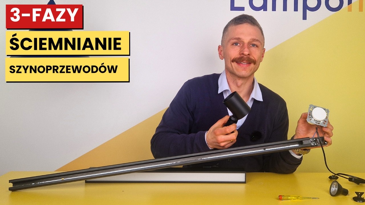 Ściemnianie szynoprzewodów 3-fazowych