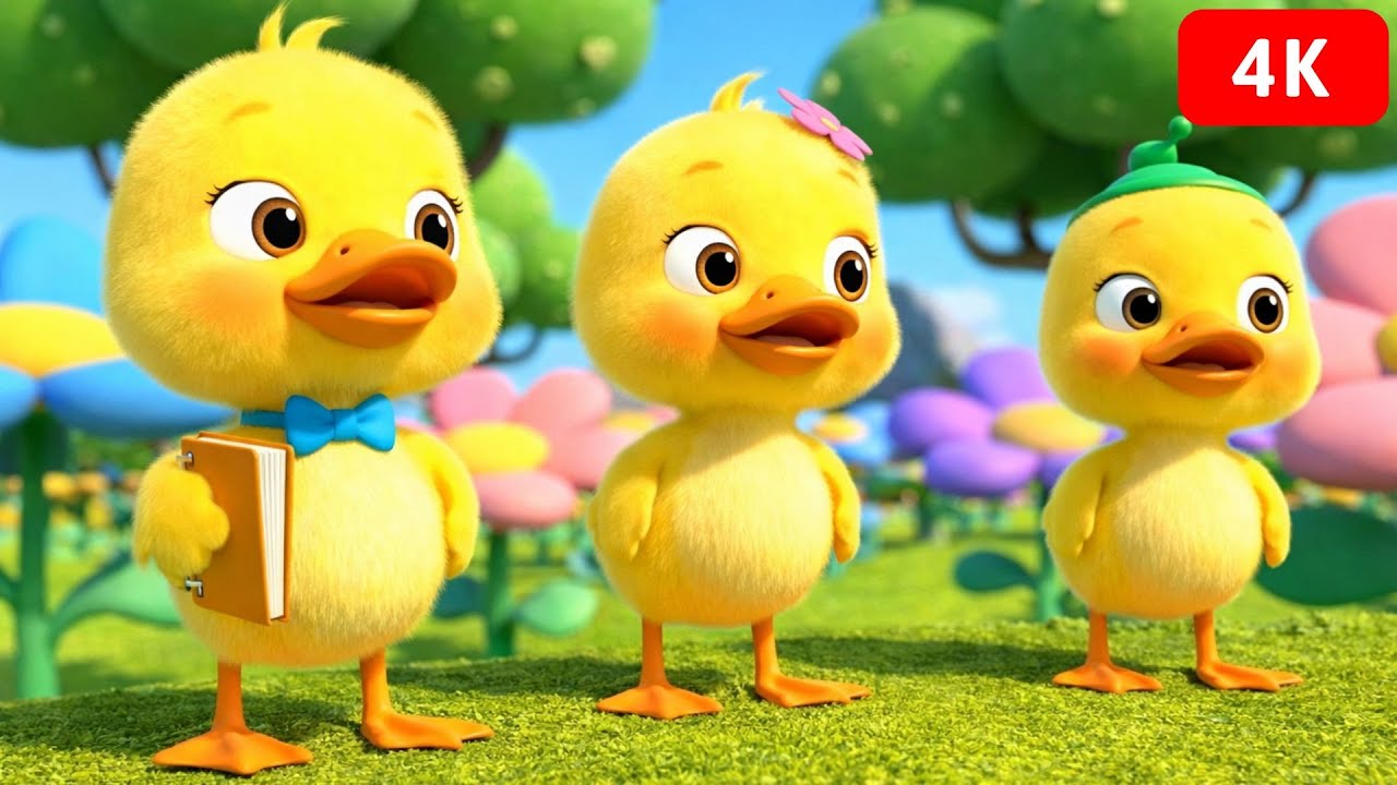 Chú Vịt Con, Vịt Con Lông Vàng - Nhạc Thiếu Nhi Hoạt Hình Một Con Vịt