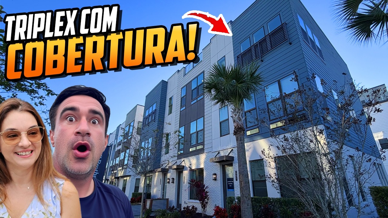 TRIPLEX com COBERTURA no Centro de Orlando 😳 Fiquei SEM PALAVRAS