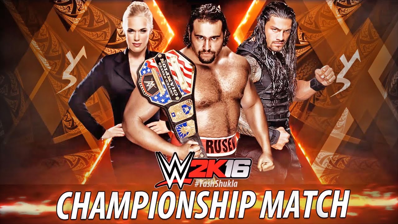 WWE 2K16 - Roman Reigns vs Rusev w/ Lana SUMERSLAM 2016 Match | Feat. OMG MOVES