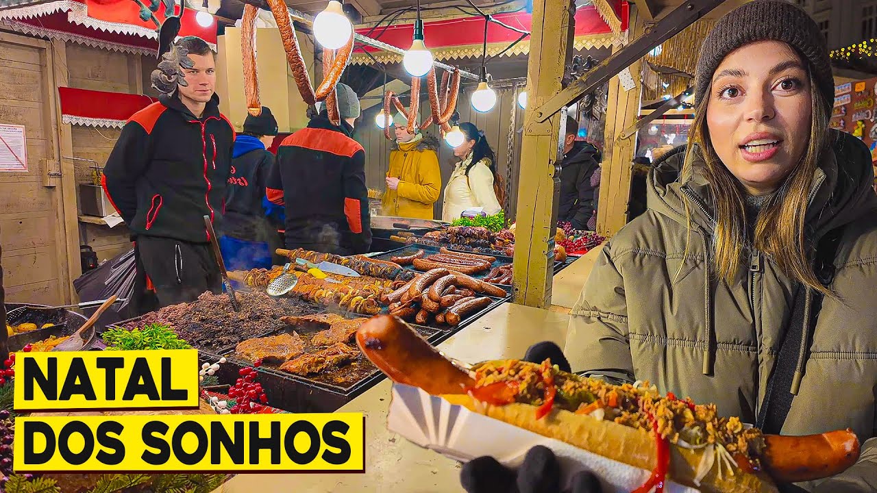 ASSIM É O MELHOR MERCADO DE NATAL DO MUNDO (em Cracóvia, Polônia)