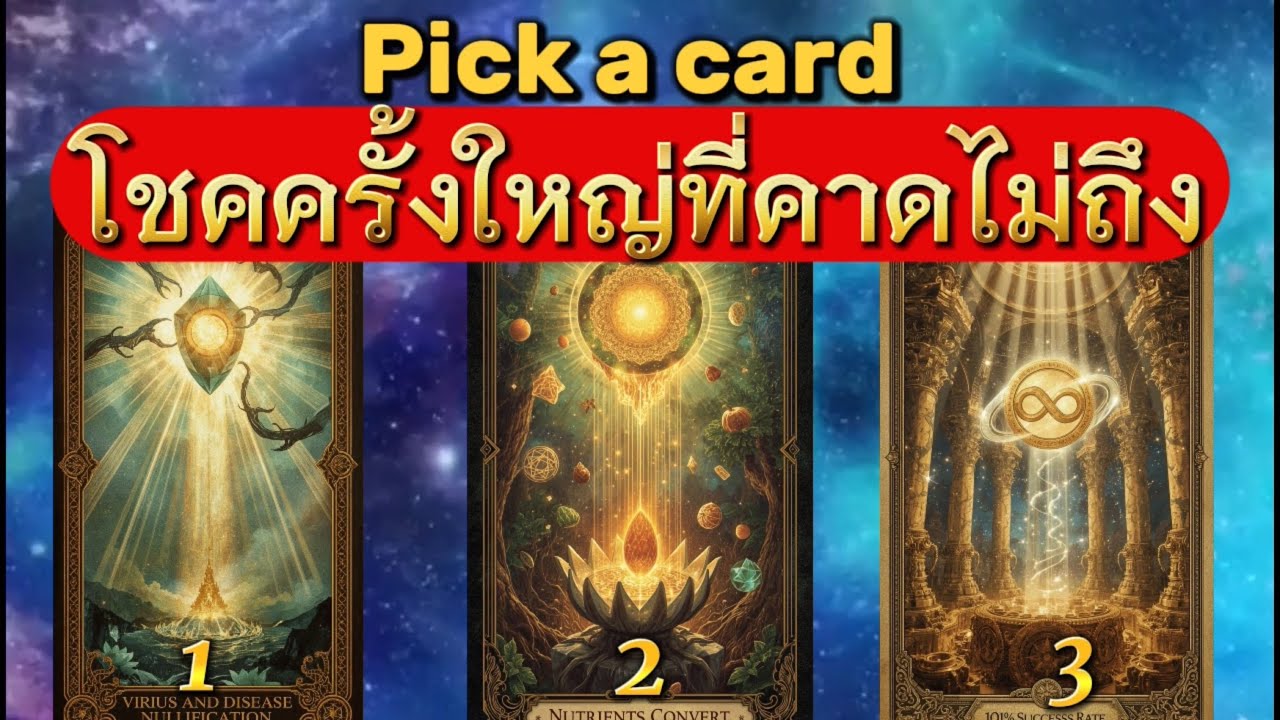 PICK A CARD : โชคครั้งใหญ่ที่คาดไม่ถึง #ดูดวงไพ่ยิปซี #tarot #pickacard