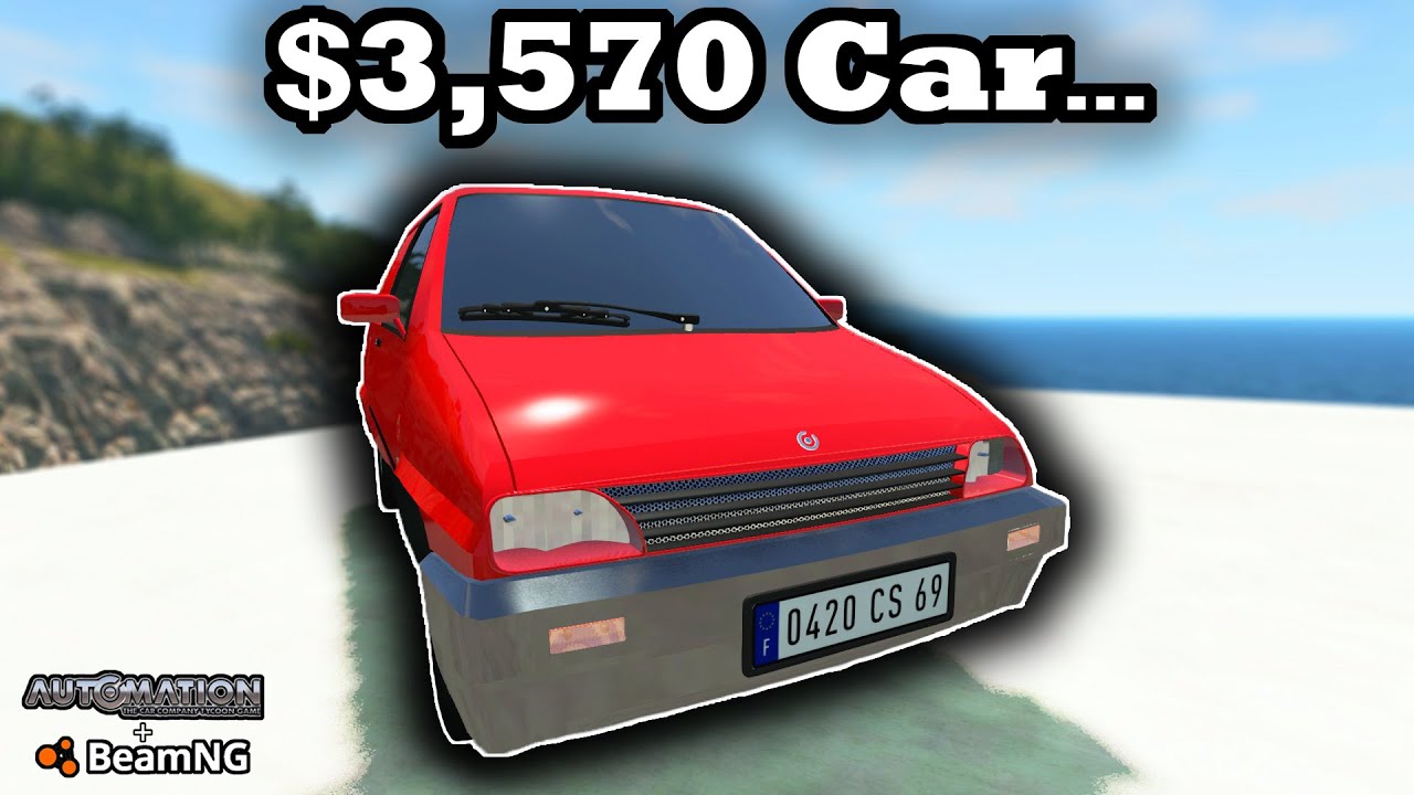 The Cheapest Car Ever? | Automation The Car Company Tycoon Game & BeamNG.drive