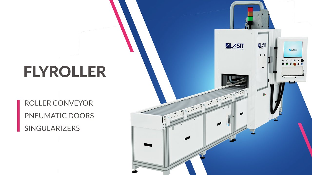 FlyRoller - Laser system with conveyor for brake discs - LASIT