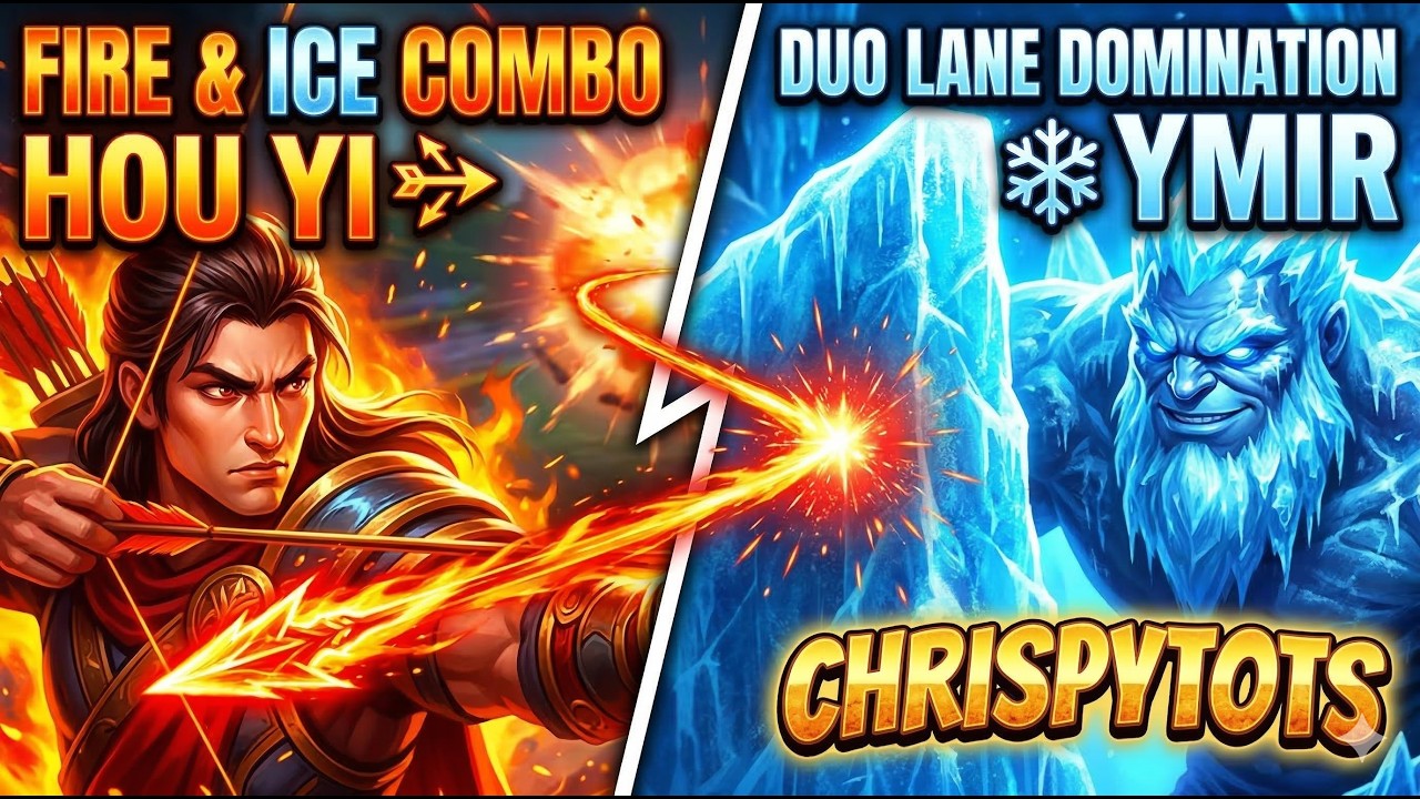 Are Hou Yi and Ymir the Best Duo comp?!! 🏹❄️ Duo Lane Domination (Smite 2)