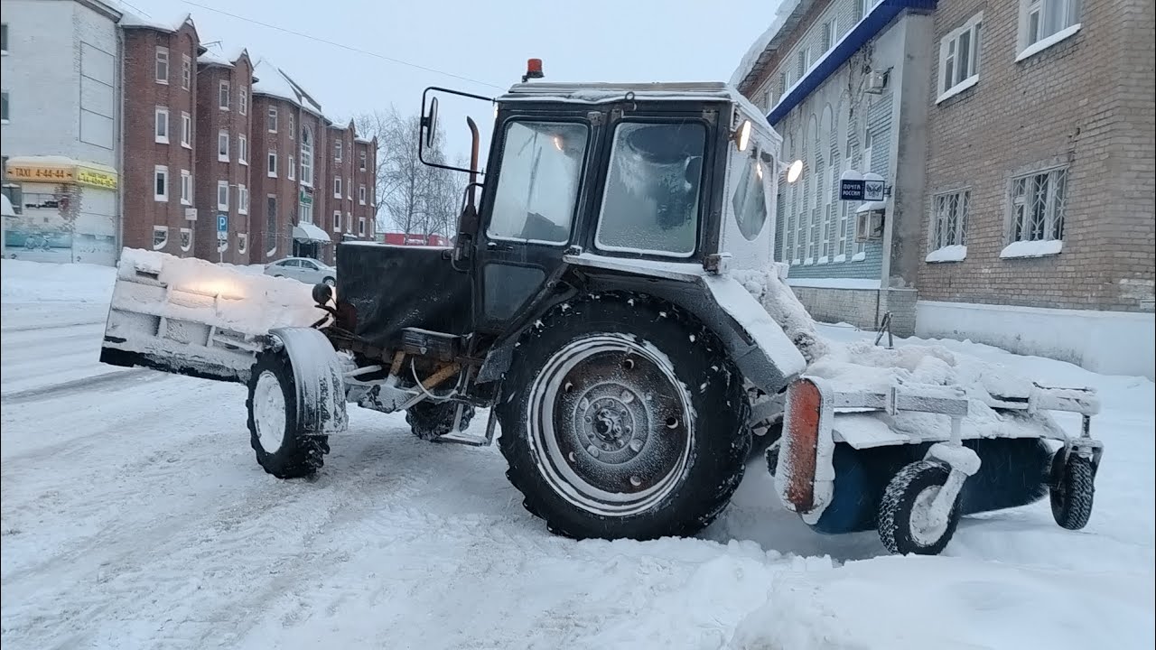Очистка дорог от снега 307 часть