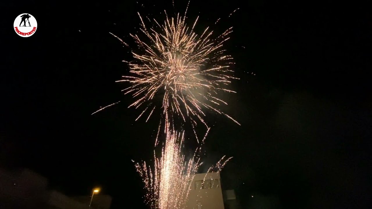TRANI - Fuochi d'artificio Capodanno 2022 Viale Spagna