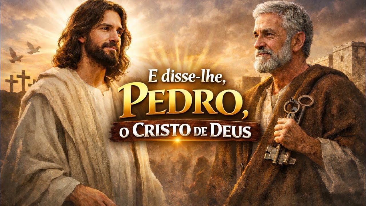 E disse-lhe Pedro o Cristo de Deus 