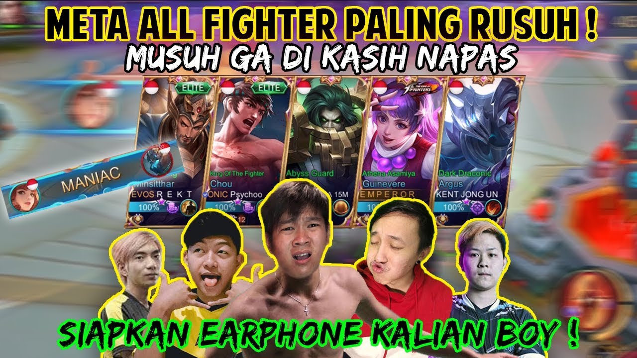KETIKA 5 PLAYER YANG SUKA NGETROLL BERTEMU, SEPERTI INILAH JADINYA! - Mobile Legends