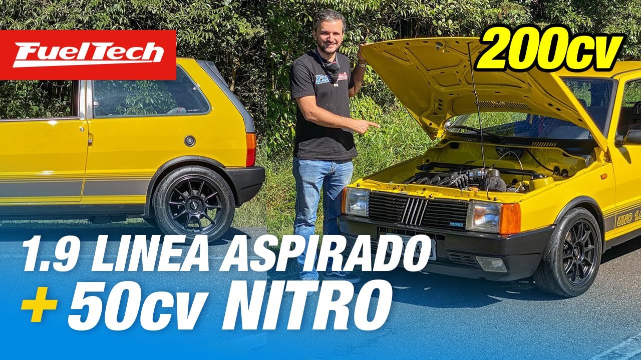 Uno 1.9 de Linea + Nitro! Aspirado de respeito!