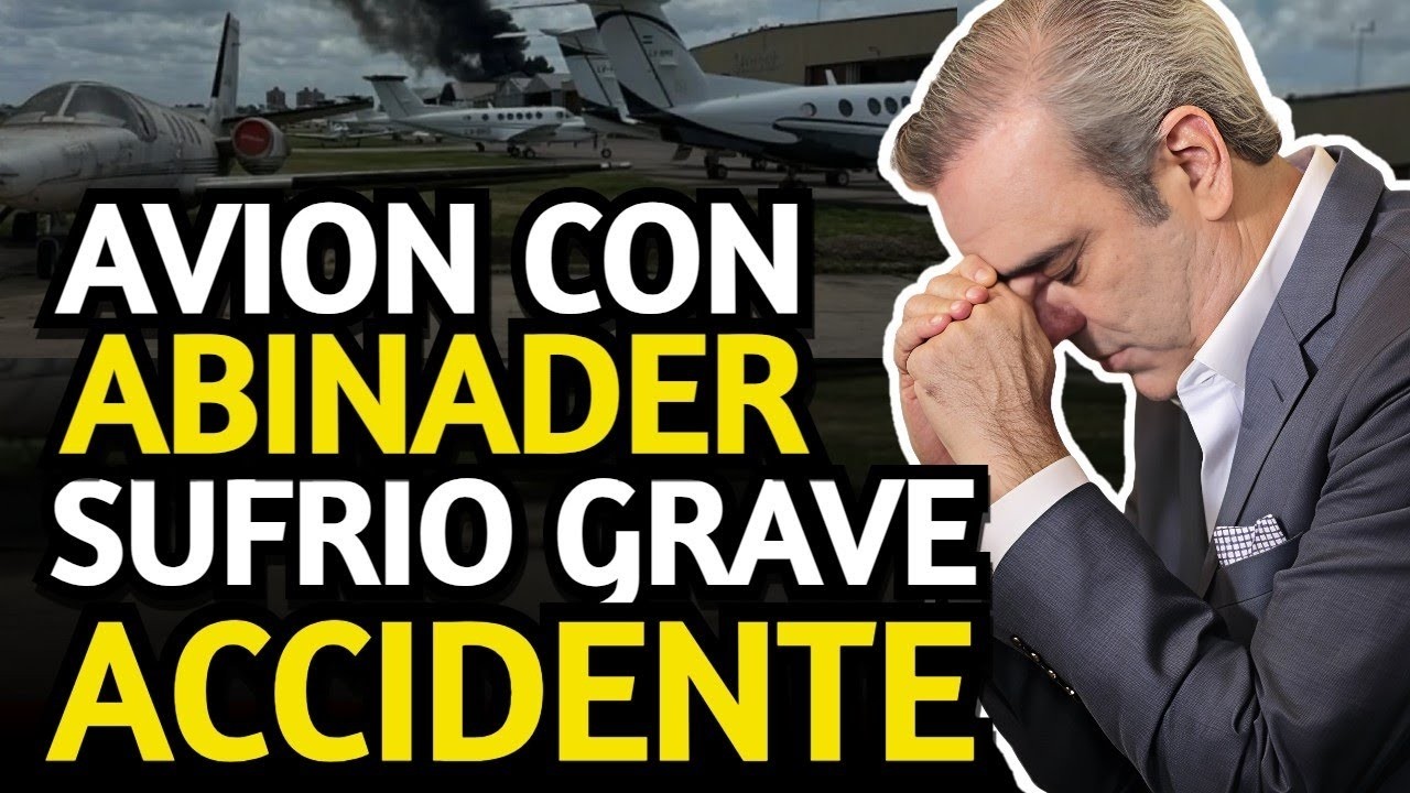 AVI&Oacute;N DONDE VIAJABA ABINADER PRESENT&Oacute; FALLAS EL&Eacute;CTRICAS Y COGI&Oacute; FUEGO, PROVOCANDO UN C&hellip;
