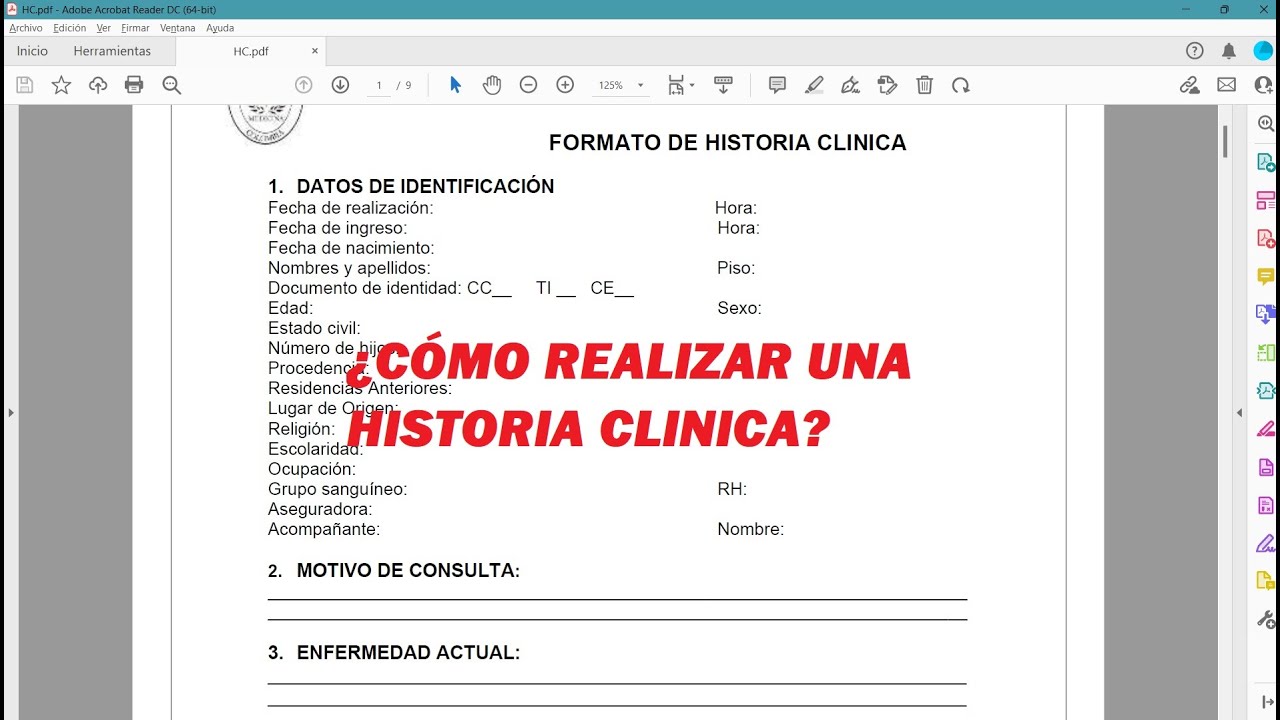 ¿Cómo realizar una Historia Clínica? Semiología médica.