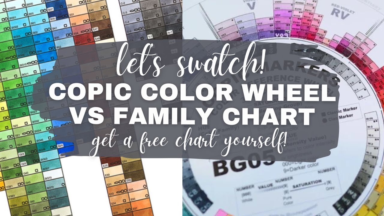 🔴 Which Copic Swatch Chart Works Better? Let's Swatch and Find Out! Swatching Copic Sketch Markers