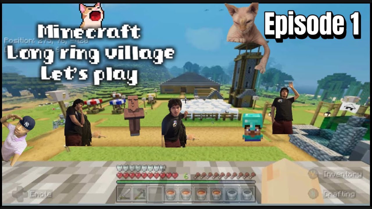 Welcome to Long Ring Village | Minecraft Realms Let’s play Episode 1 