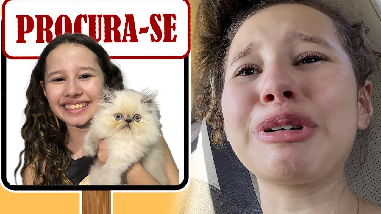 O GATO DA VALENTINA SUMIU🐈😱😱