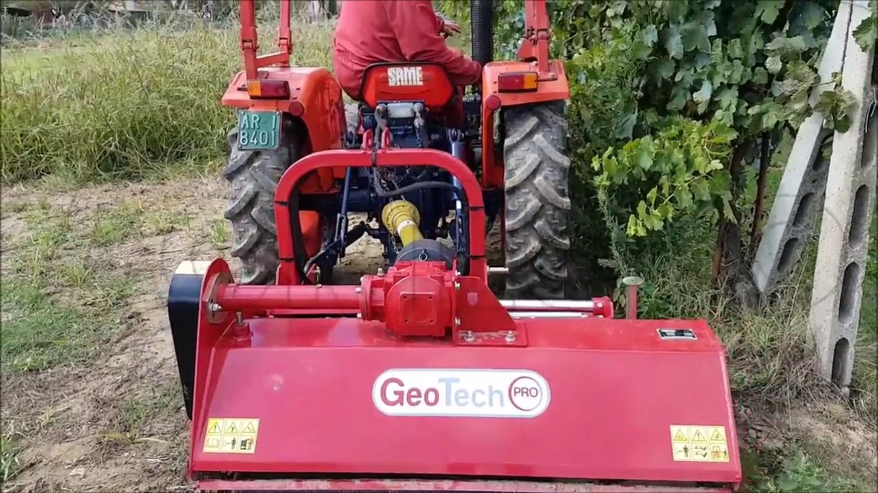 Fonctionnement du Broyeur sur tracteur GeoTech Pro MFM 145-H