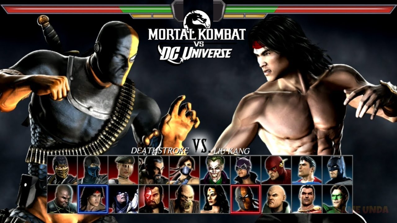 Mortal Kombat vs. DC Universe Deathstroke Vs Liu Kang & Sonya & Baraka & Sub-Zero