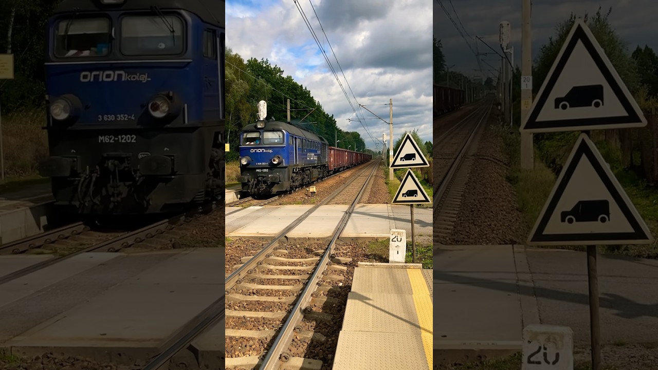 M62-1202 GAGARIN o poranku lepszy niż kawa🚂 #kolej #pociąg #train #gagarin #m62