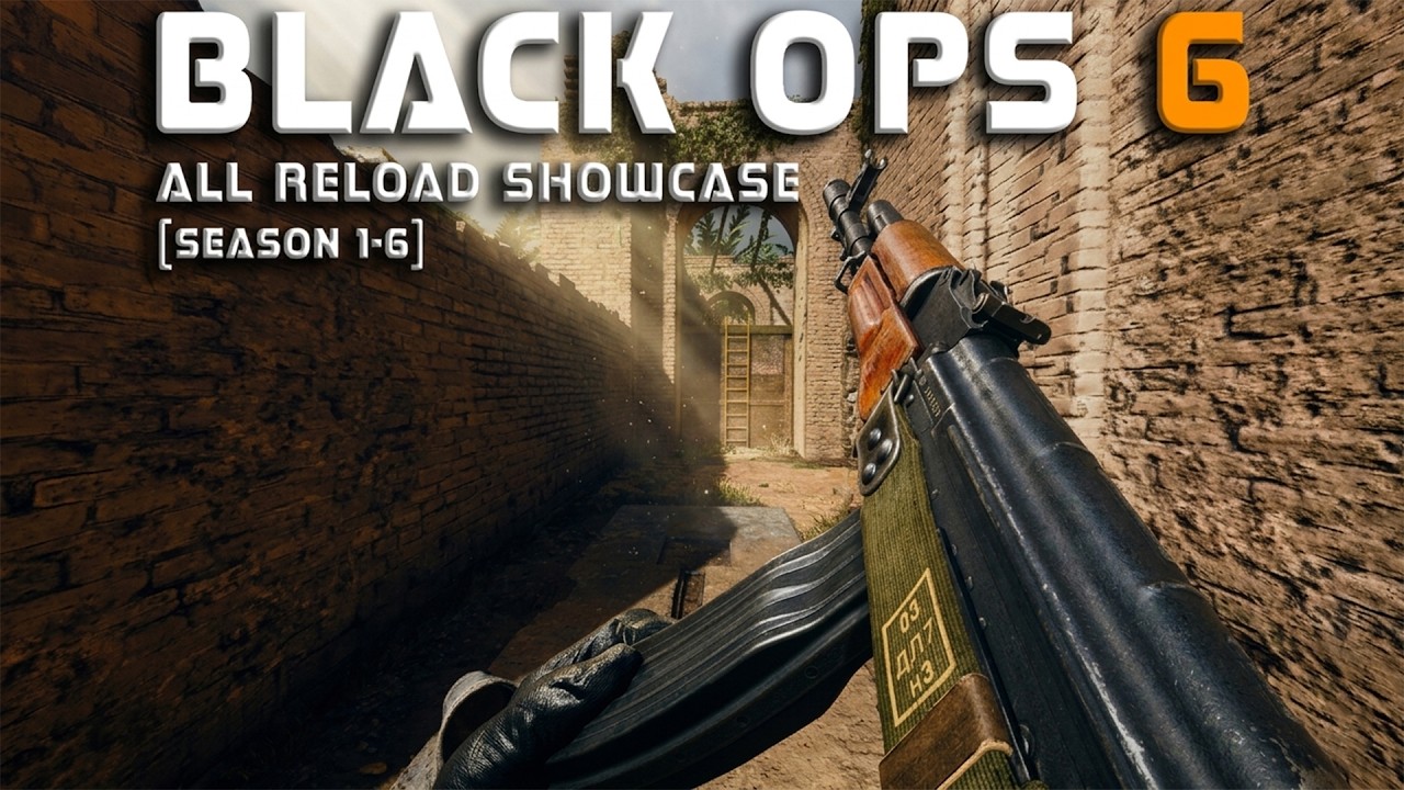 CALL OF DUTY BLACK OPS 6 : ALL WEAPON RELOAD IN SEASON 1-6 SHOWCASE 4K