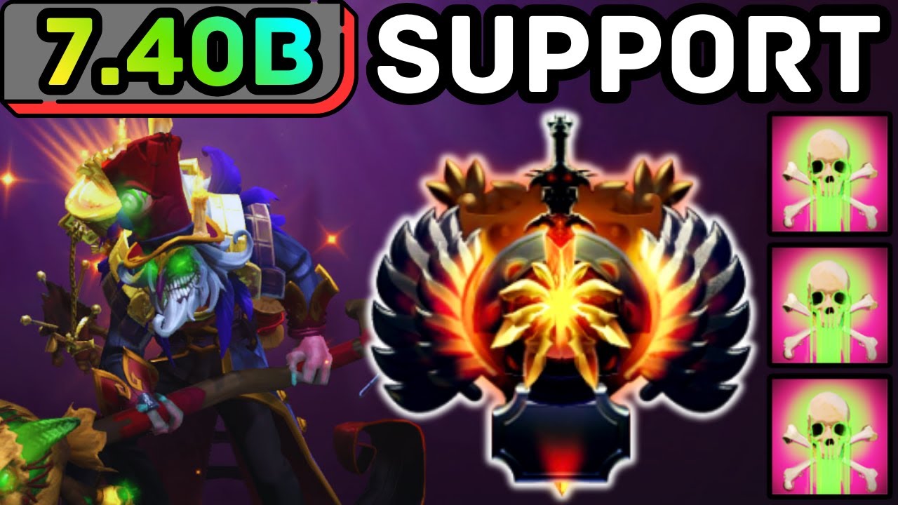 🔥 NEW PATCH 7.40b DAZZLE HARD SUPPORT GRAVE VALUE MAXED | DOTA 2 GAMEPLAY 🔥