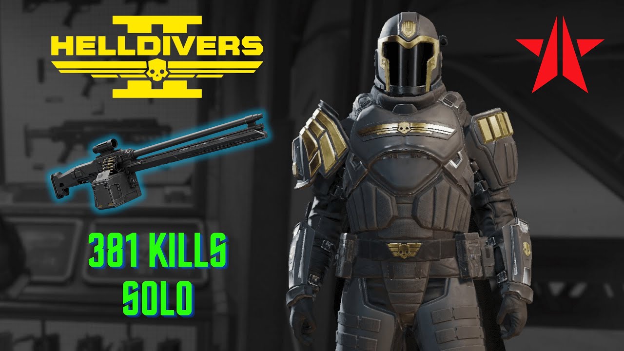 Helldivers 2: Max Difficulty Bots Solo - Commando & MG-43 Build (Deathless / Full Clear)