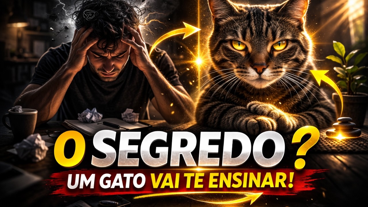 Você não precisa de motivação — precisa aprender isso com um gato.