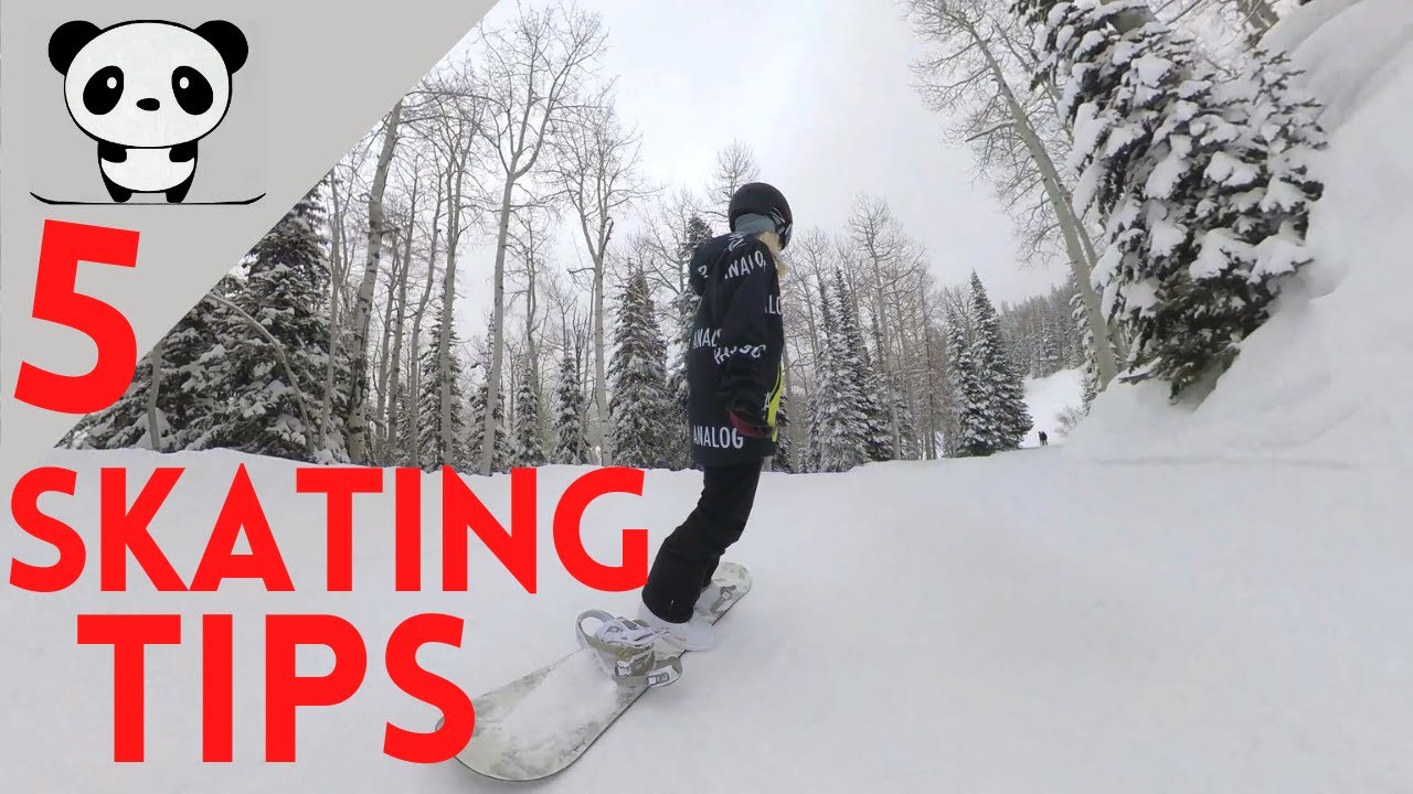 Snowboarding Tips: How to Get Better at Skating