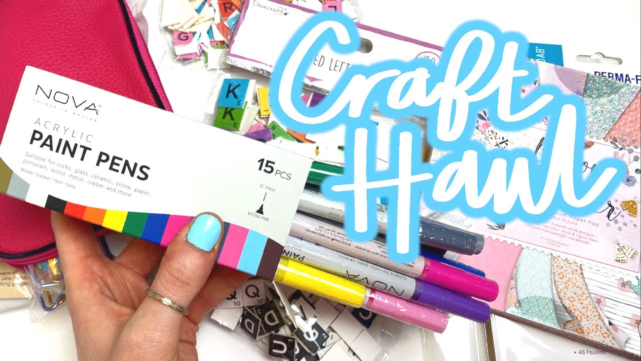 Rainbow Letters, Extra Fine Acrylic Paint Pens & More! ✨ Ft. Craft Label | AD