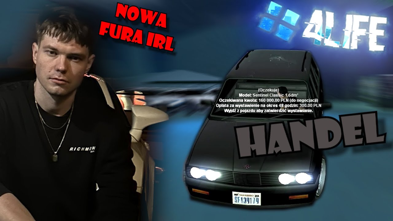 KUPIŁEM NOWĄ DOWALONĄ FURKE NOWY PROJEKT ORAZ HANDEL NA GIEŁDZIE MTA 4LIFE #4life #mta #gta