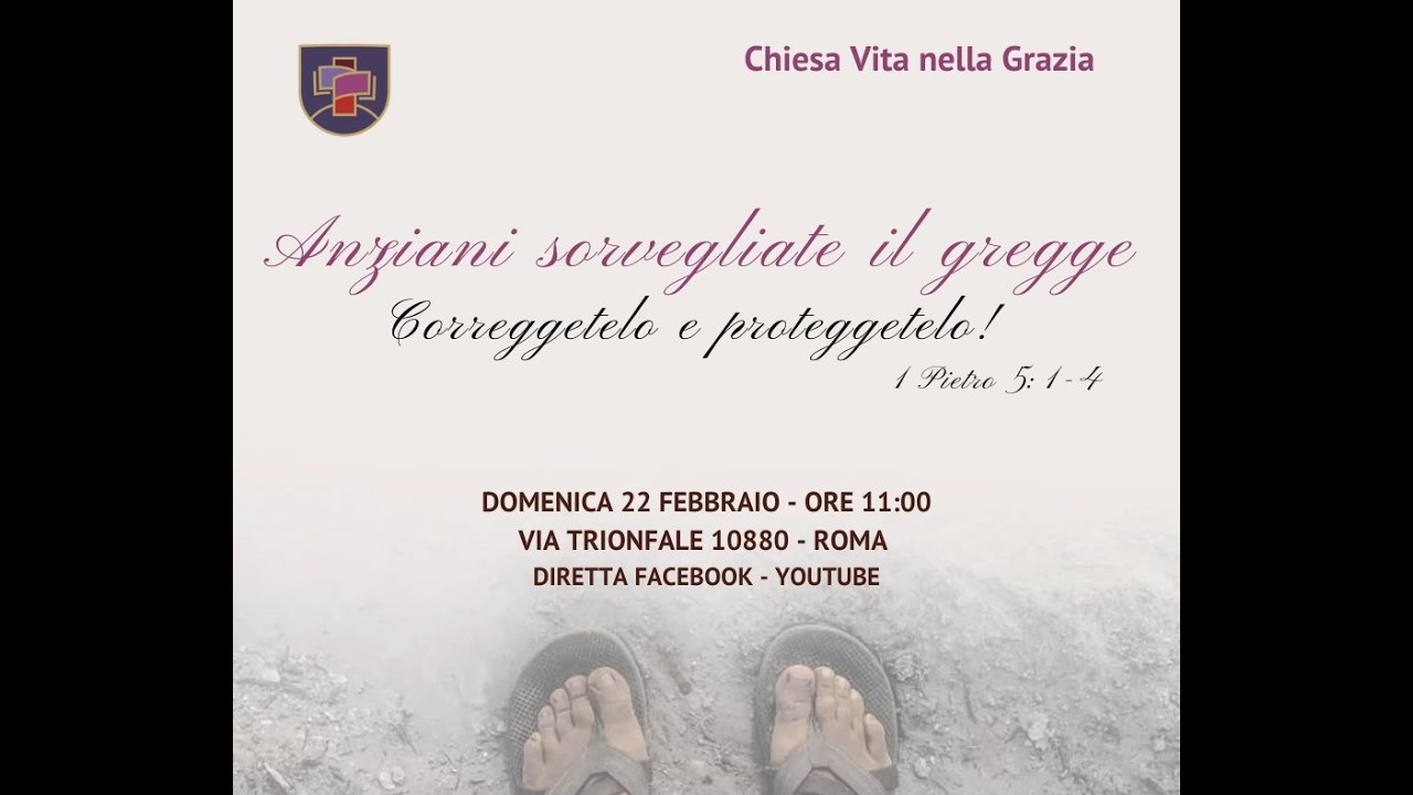 Anziani sorvegliate il gregge - Correggetelo e proteggetelo!