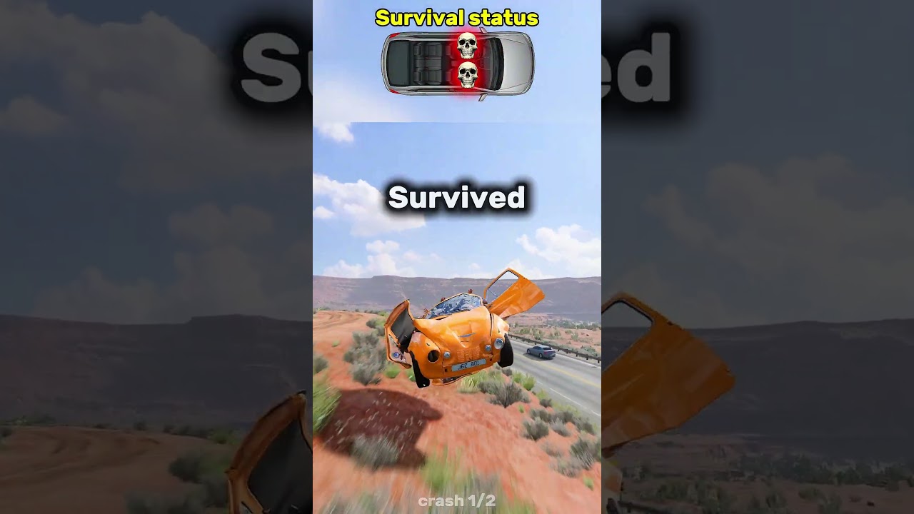 Can Anyone Survive? | Seat Survival Test #45 🚗💥#beamngdrive #beamng