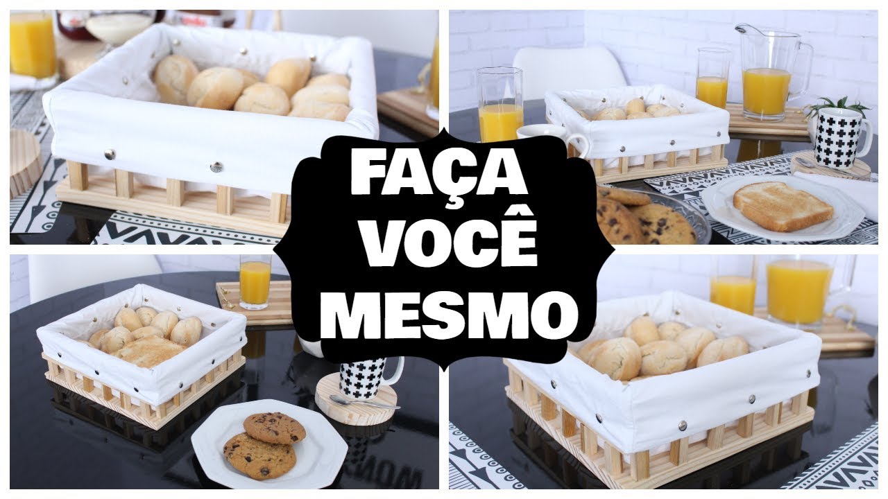 DIY DECOR | FAÇA VOCÊ MESMO CESTO DE PÃO | Viviane Magalhães