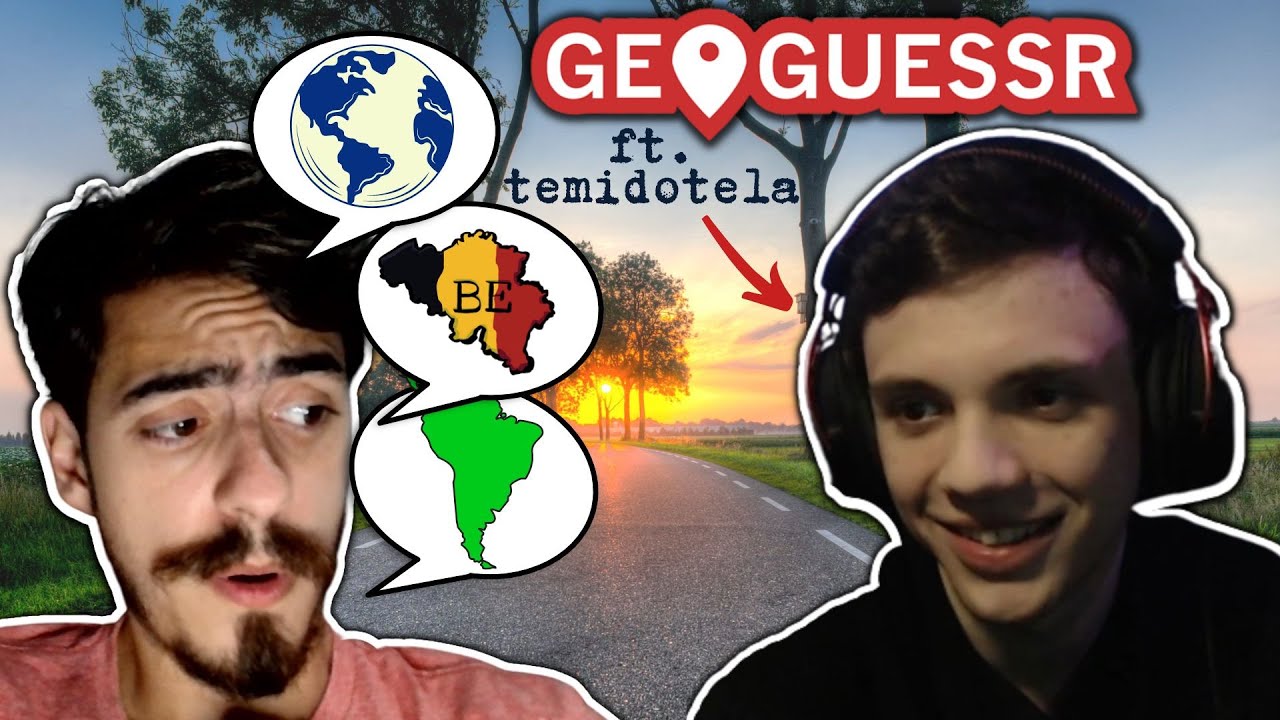 O TELA me DESAFIOU no GEOGUESSR!! - (ft. temidotela)