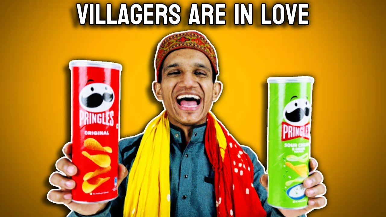 Villagers Try Different Flavors Of Pringles ! Tribal People Try Pringles