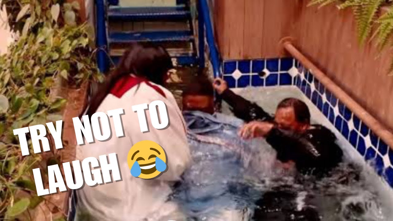 When Baptism Goes Wrong 😂 Funny Moments Compilation // Funny baptism fails - try not to laugh 