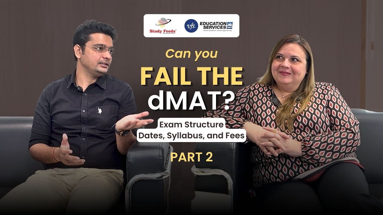 dMAT Part 2 - Can you Fail the dMAT | Exam Structure, dates, Syllabus and Fees