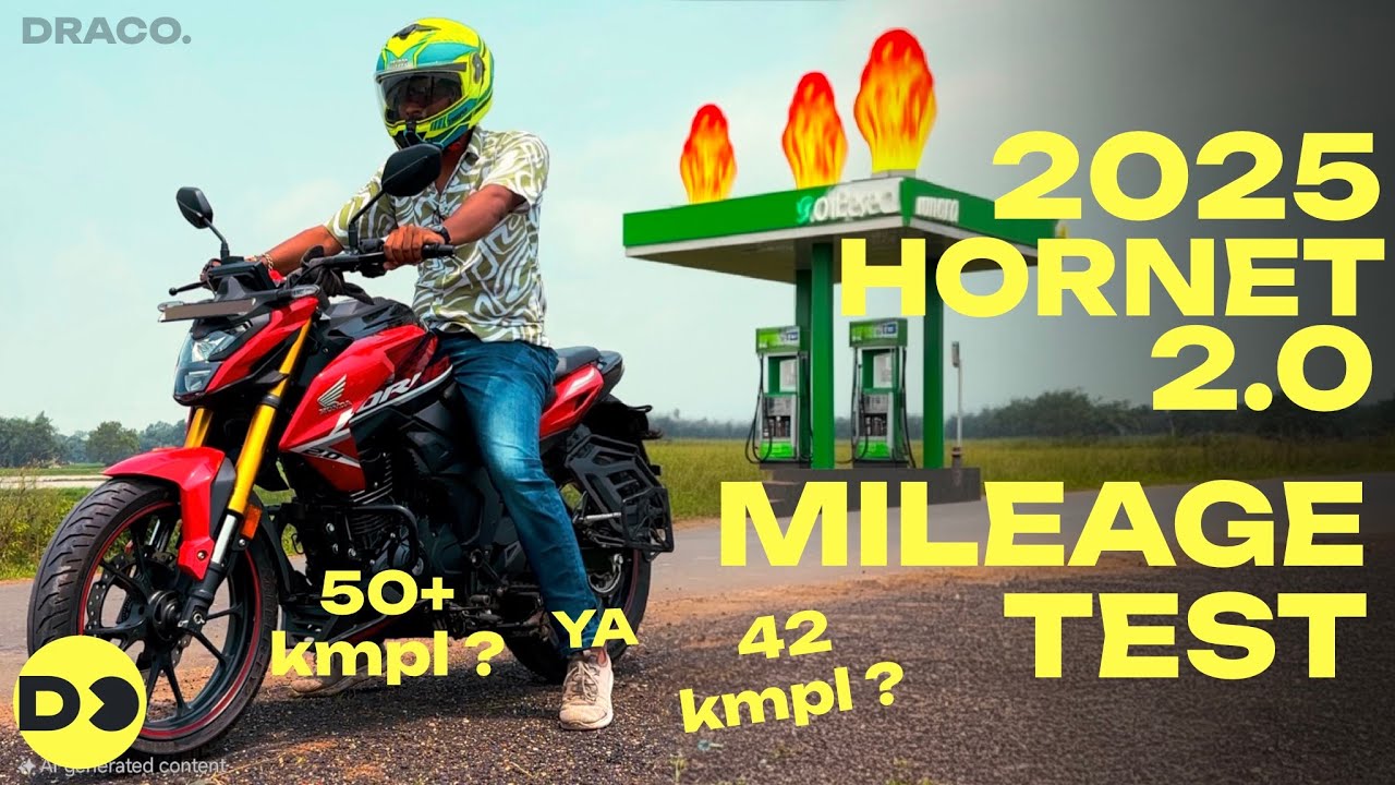 New 2025 Honda Hornet 2.0 OBD2B Model - Mileage Test Highway Mileage test