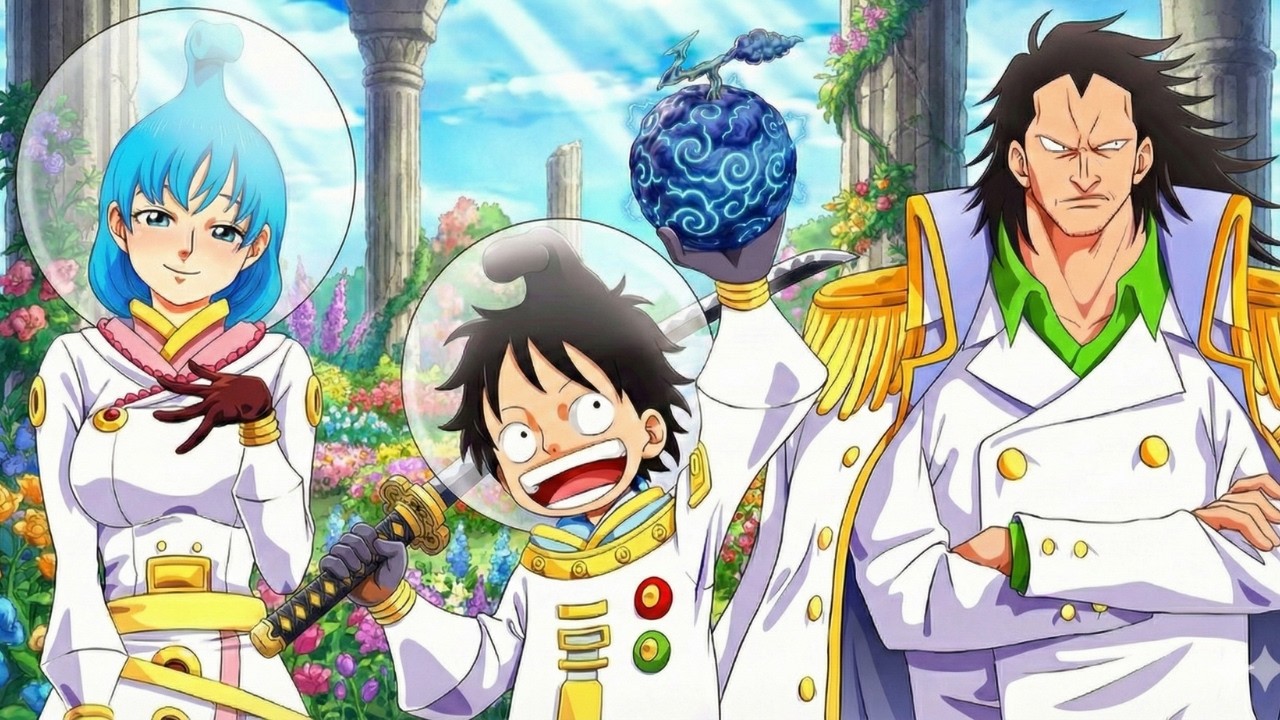 COMO SERIA SE O LUFFY FOSSE UM DRAGÃO CELESTIAL - ONE PIECE