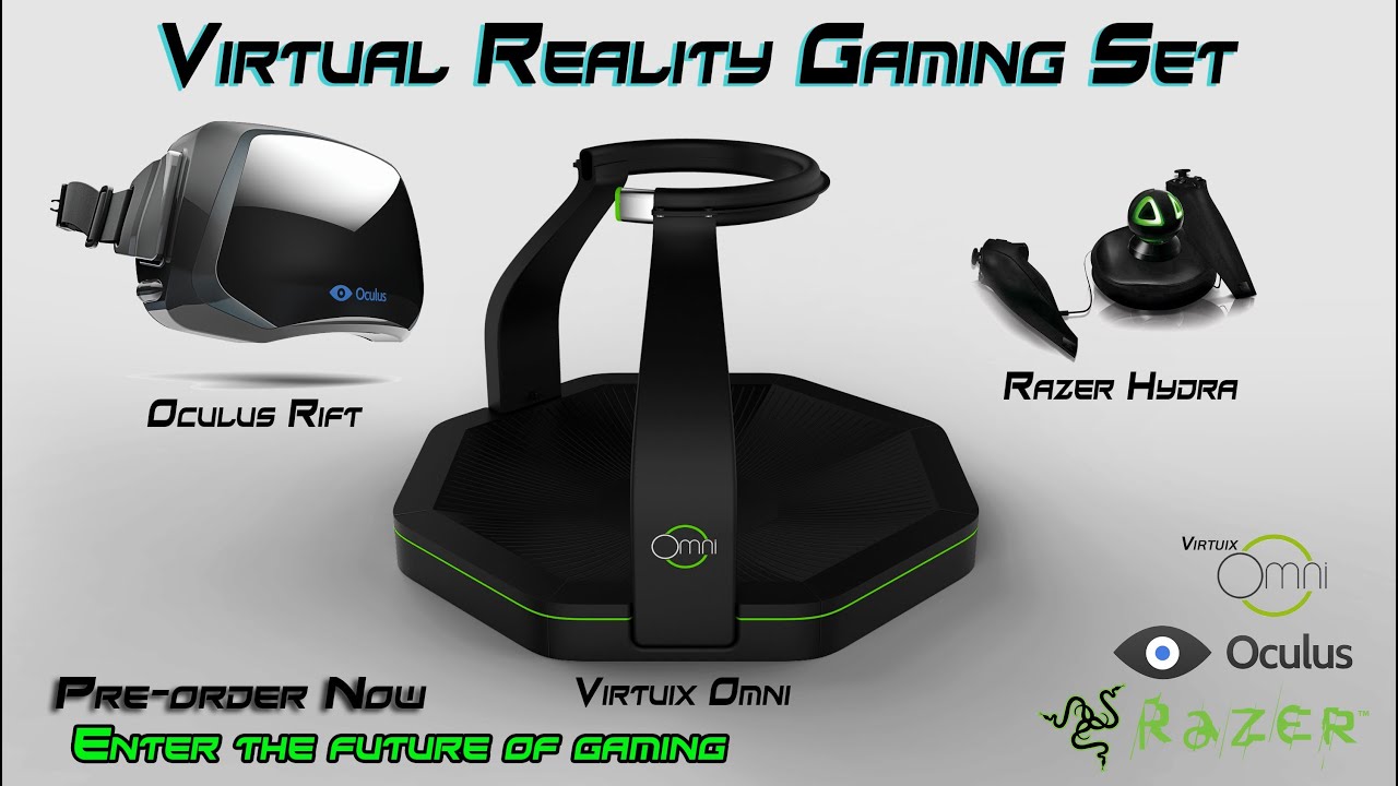 Virtual Reality Gaming Set Ft. Oculus Rift, Virtuix Omni, Razer Hydra