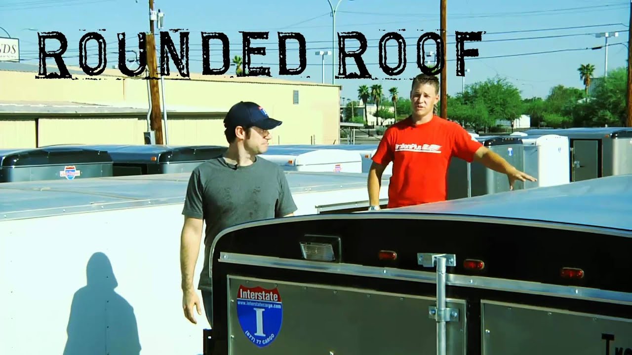 TrailersPlus - Interstate Enclosed Cargo Trailer Roofs Are Built to Last!