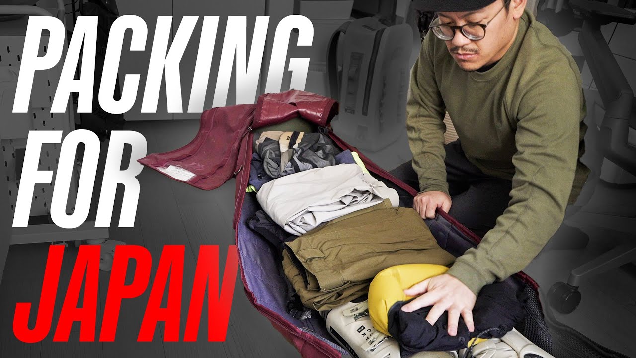 how i'm packing my ski bag for japan