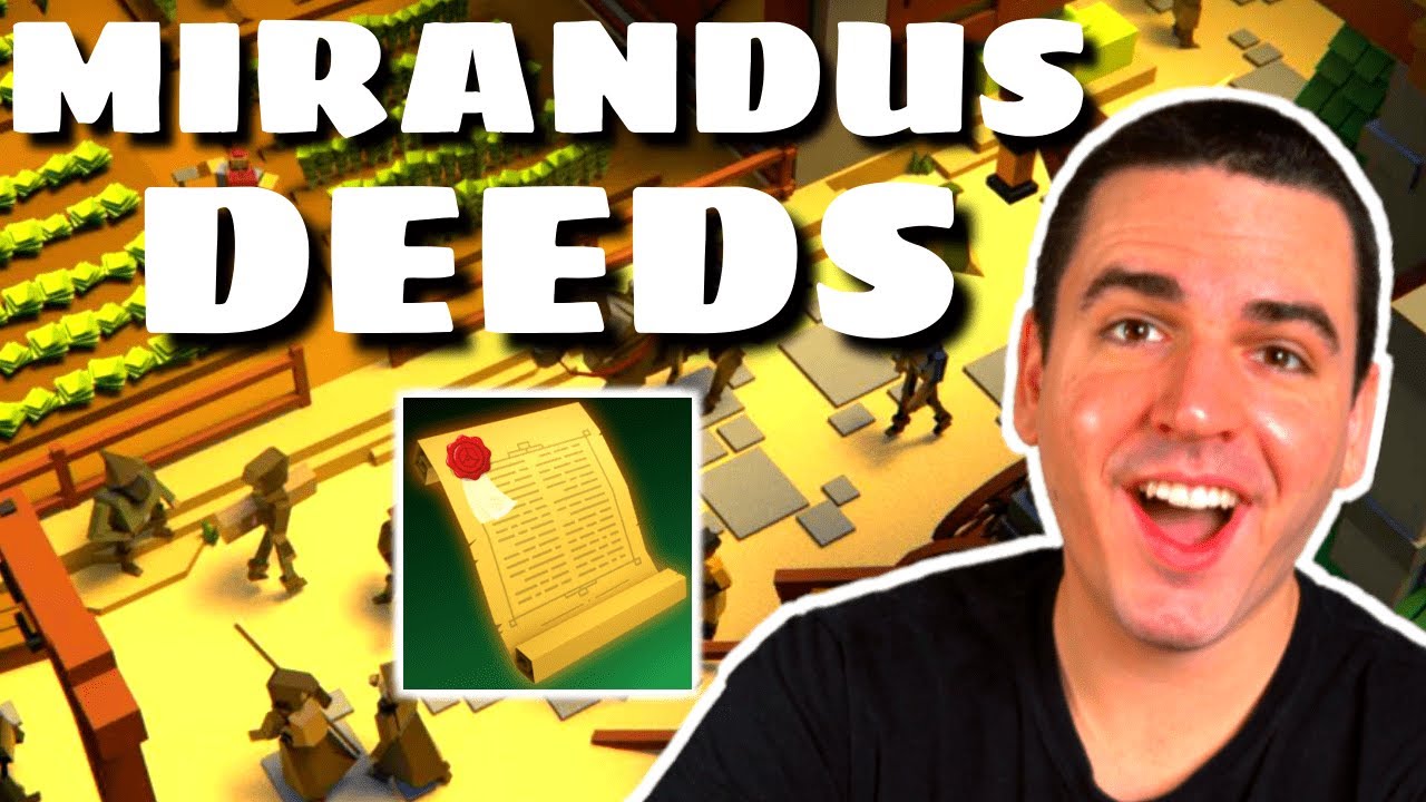 NEW Medieval Blockchain MMORPG With Player Owned World! (MIRANDUS Land Deed NFTs & Game EXPLAINED)