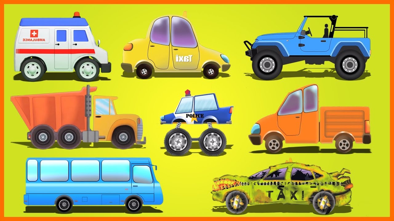 Learn Street Vehicles | Car Cartoons For Toddlers | Videos For Babies by Kids Channel