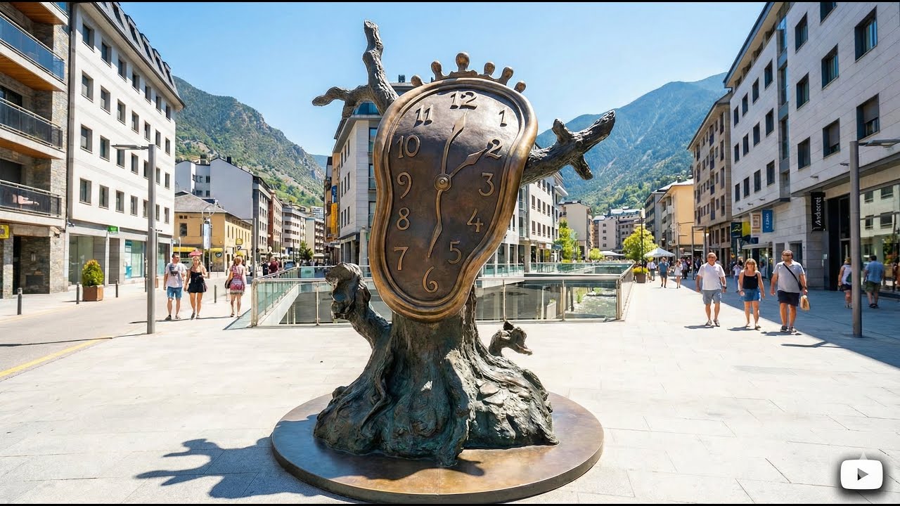 🇦🇩 Conoce ANDORRA la Vella: Paseo relajante por el centro (Antes del Invierno)